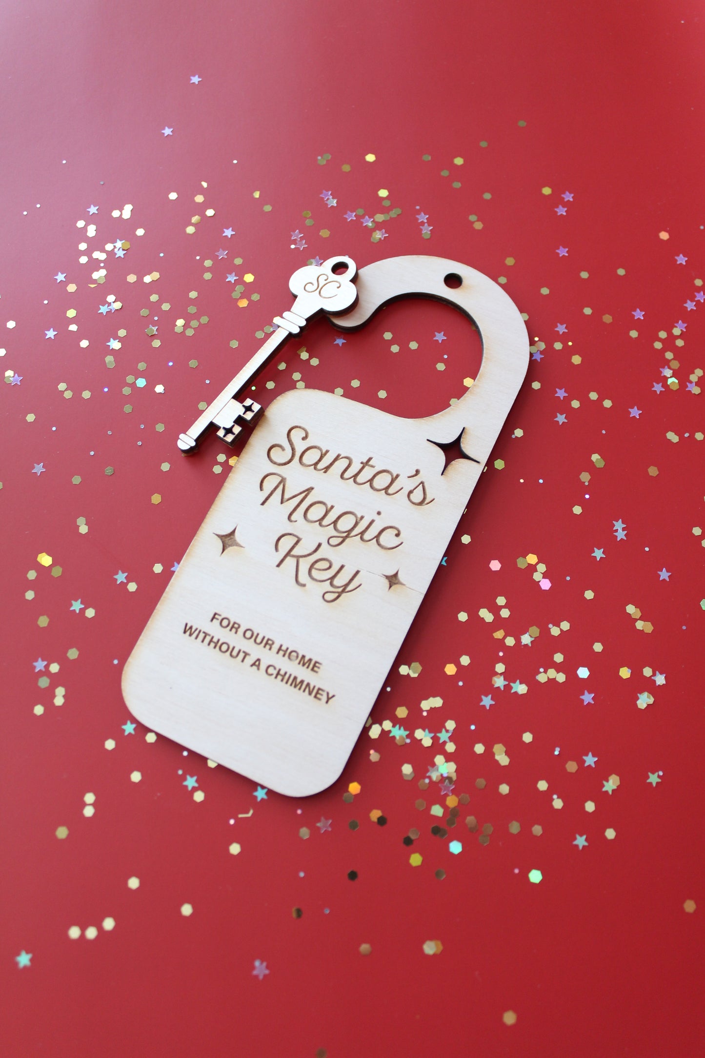 Santa Magic Key Door hanger