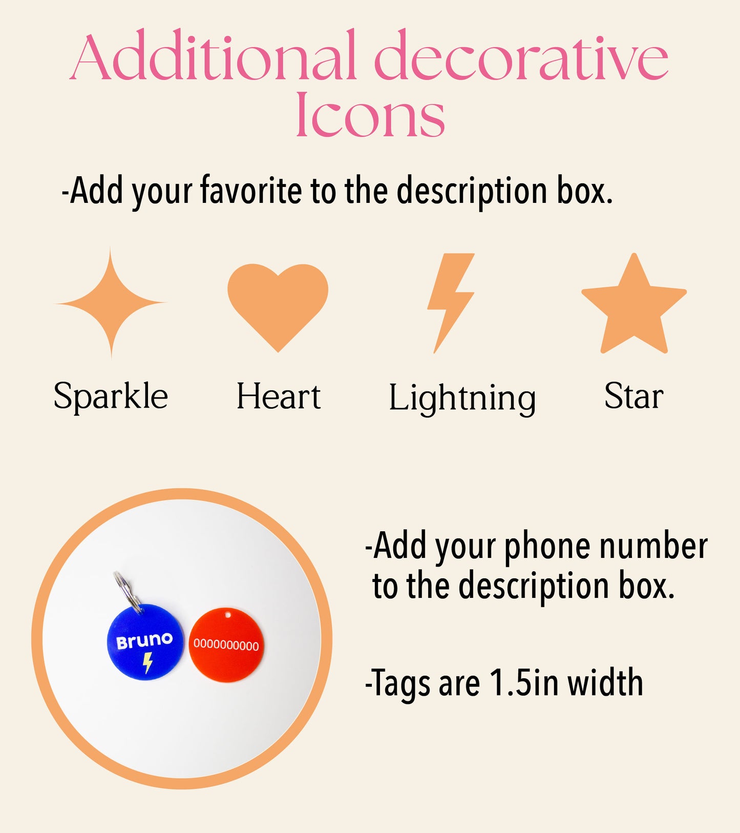 Wavy Personalized Pet Tag