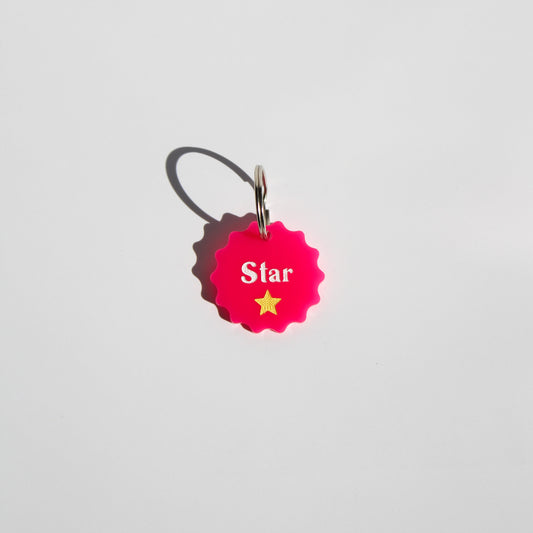 Wavy Personalized Pet Tag