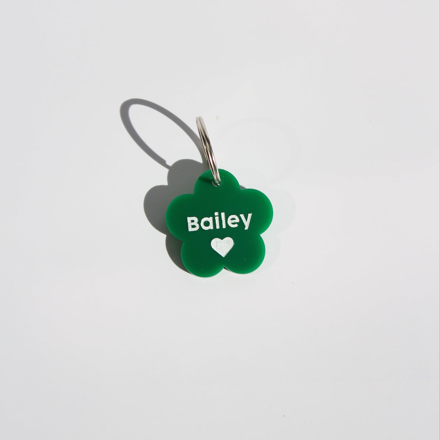 Flower Personalized Pet Tag